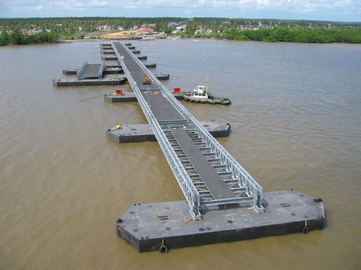 Mabey Floating Bridge, Berbice - Guyana