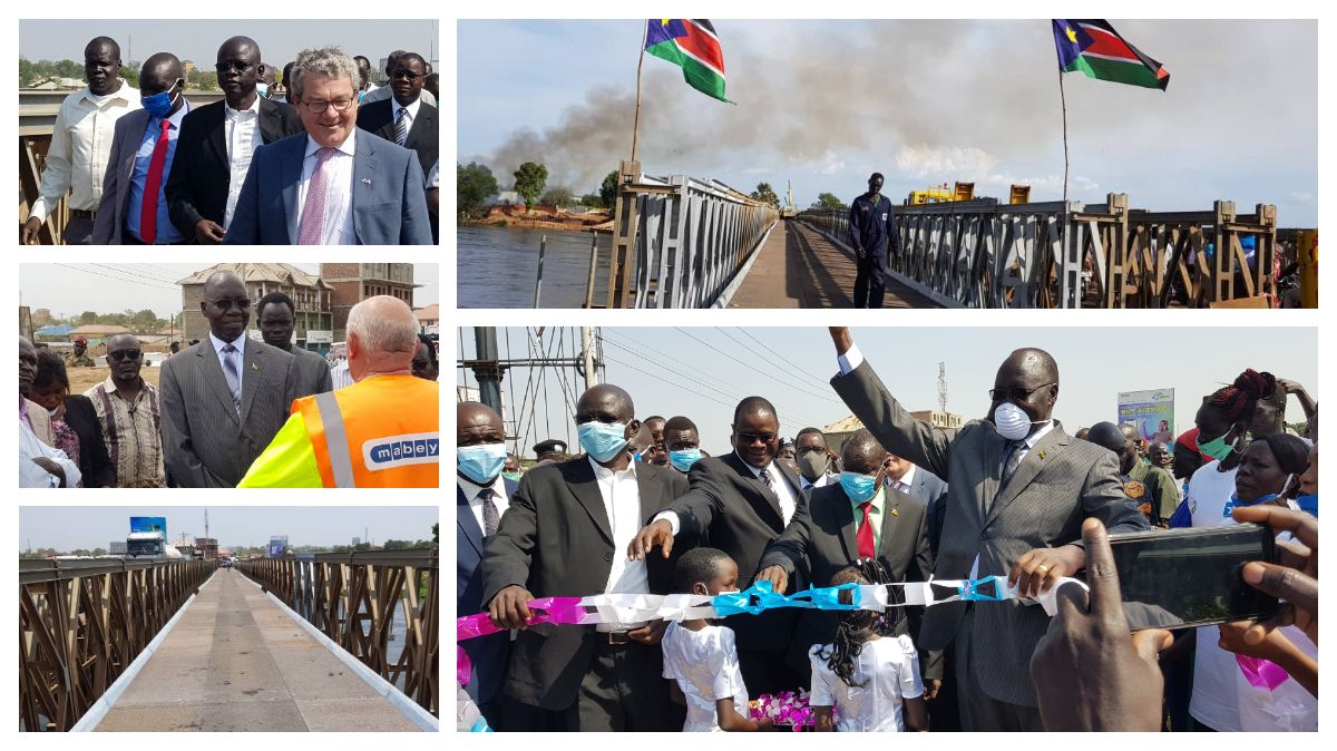 Juba Bridge - South Sudan Collage