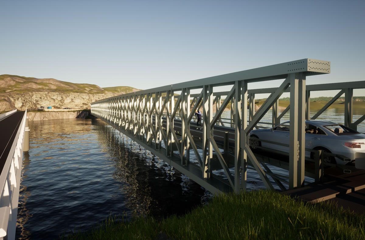 Mabey Bridge proporcionará una nueva estructura permanente que conectará las islas Hébridas Occidentales