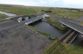 Pont d'accès aux installations de Subsea 7, Wick, Écosse